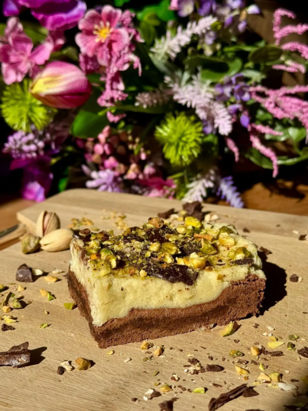 brownie z kremem pistacjowym dietetyk kliniczny