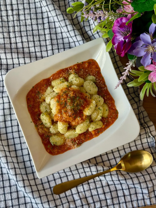 Gnocchi z warzywami i wieprzowiną dietetyk kliniczny leszno kościan krzywiń